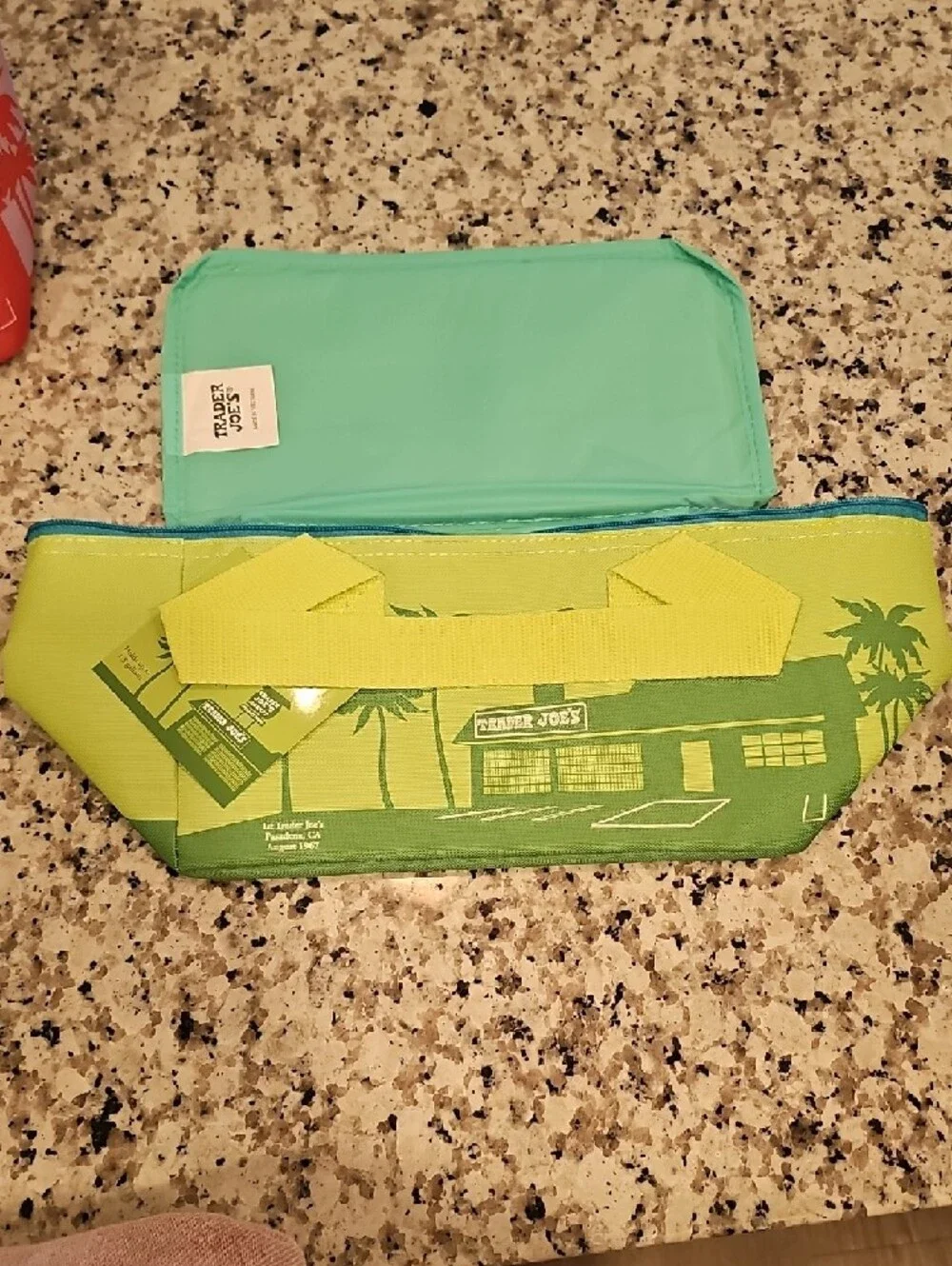 Trader Joe's Lunch Tote with Pink, Orange & Lime - Comes With All 3.